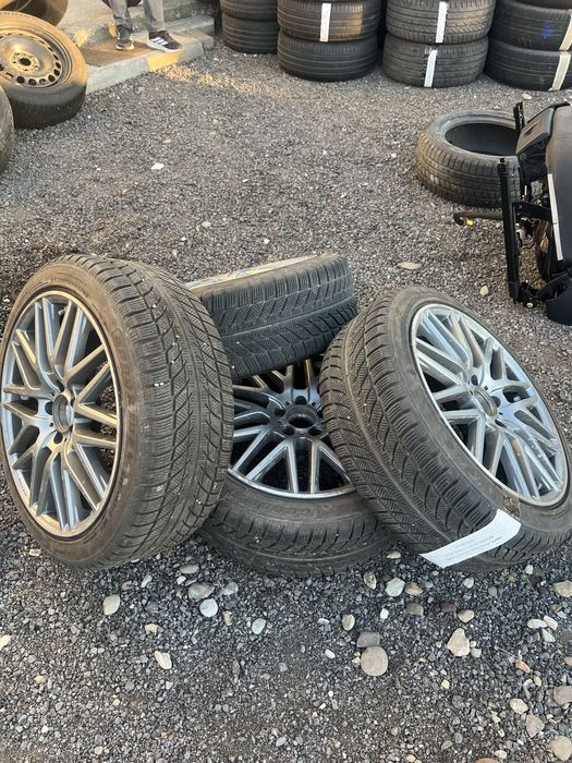 Jante audi 5x112 cauciucuri iarna 225 45 18 dot 2019