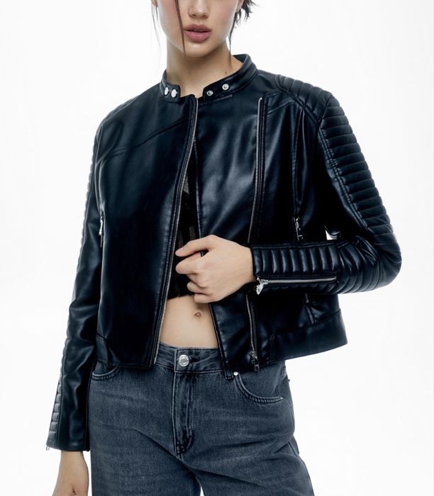 Дамско кожено яке