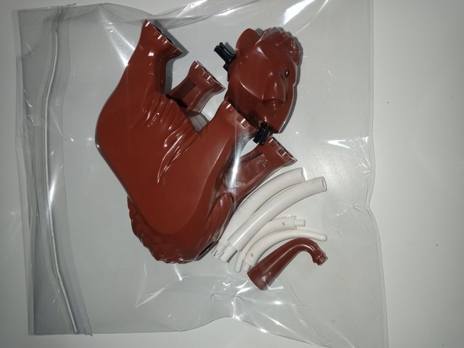 Tip lego Ice Age elefant Mamut din set "baza arctica 60195" 18cm