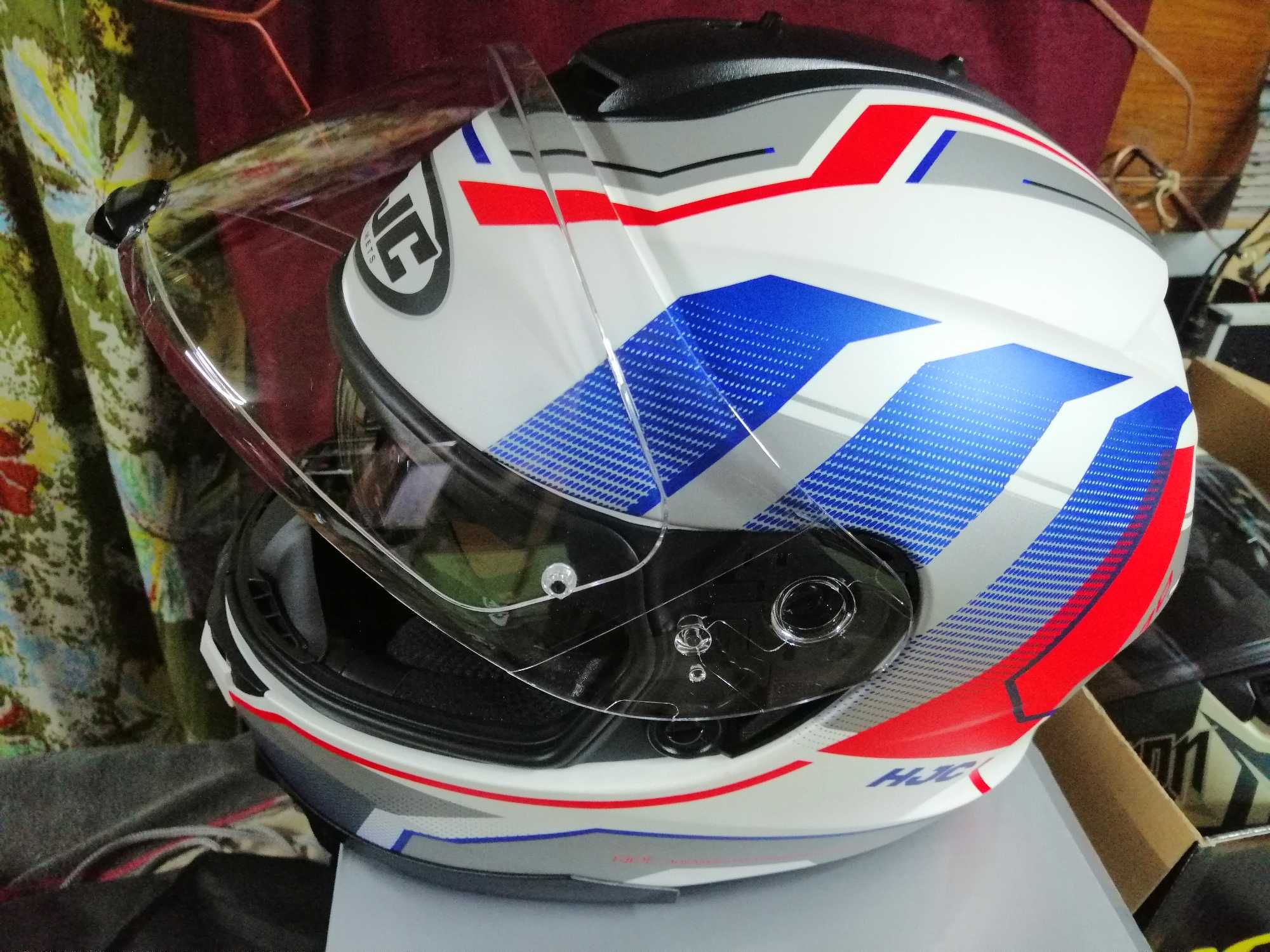 Нова каска  HJC C70 Nian Blue