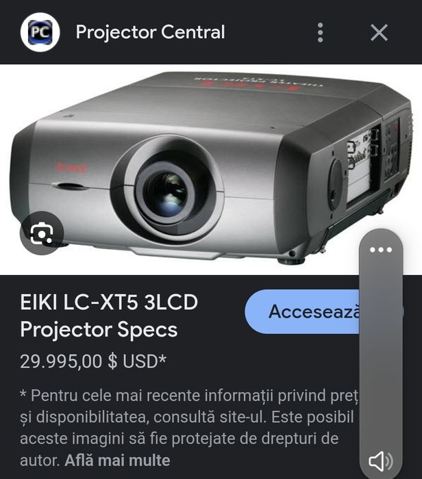 Videoproiector profesional Eiki LC-XT5