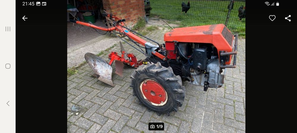 Motocultor lombardini motorină diesel