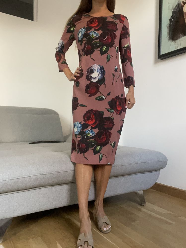 Rochie ocazie DG dublu matase naturala M