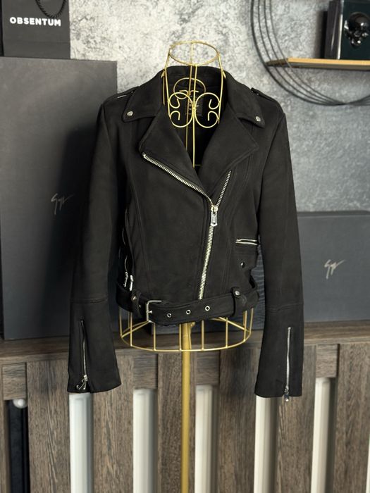 Geaca zara piele intoarsa, L
