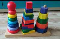 Montessori turn stivuire forme geometrice