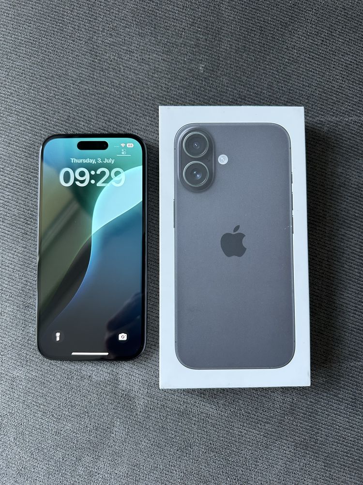 Apple iphone 16 128 Черен Нов Гаранция