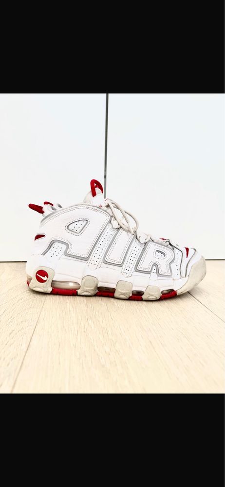 Nike uptempo university grey red fog marimea 42