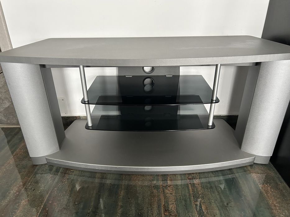 Masa cu suport ,  f rezistenta culoare silver