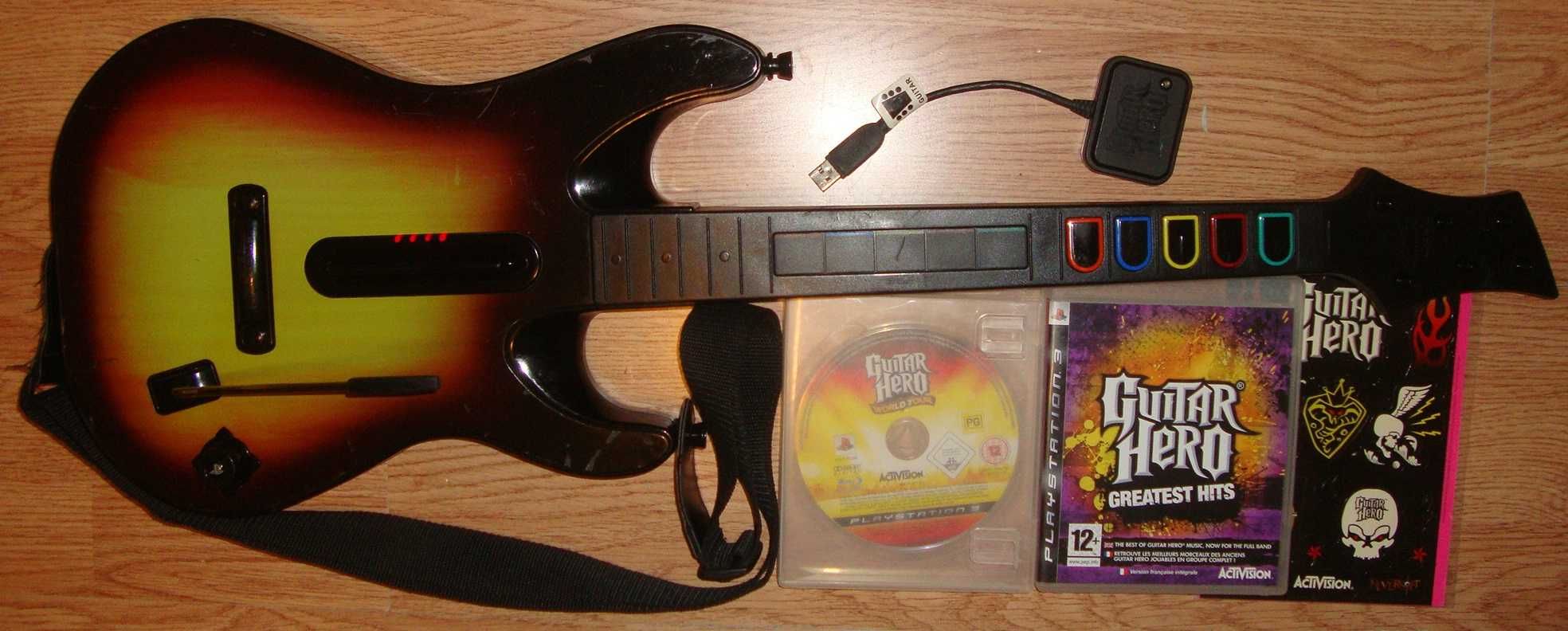 Chitara Guitar Hero Red Octane PlayStation 3 Nintendo Wii XBox 360 PC