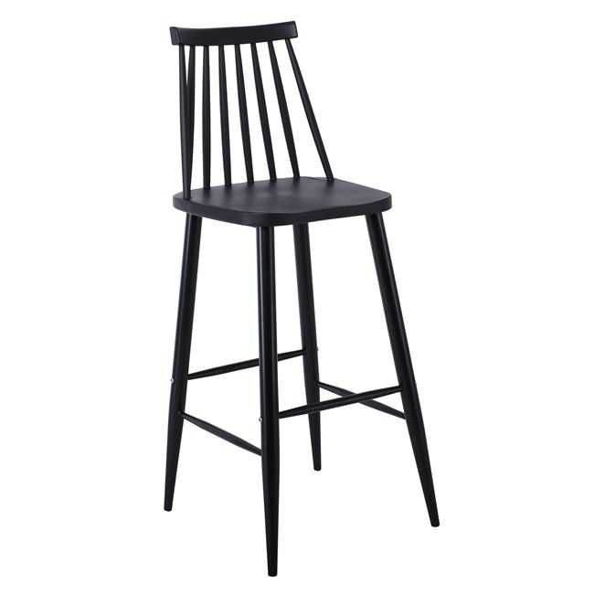 Бар стол LAVIDA - 6 различни цвята - Metal/PP - ABS - Polywood