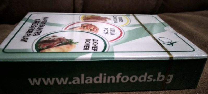 Карти за игра Aladin foods