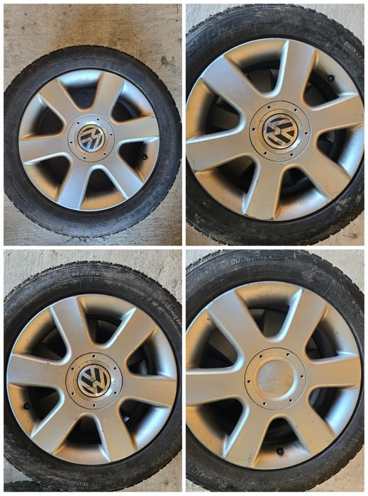 Jante + anvelope de iarna 205/55/r16