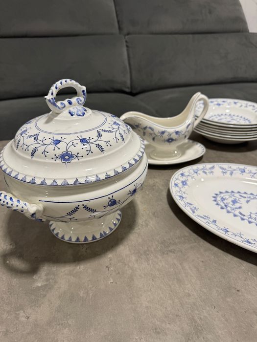Антикварен сервиз Boch Frères La Louvière – Meissen