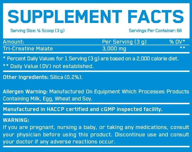EVERBUILD Tri-Creatine Malate 3000 - Креатин - 0.200 гр.