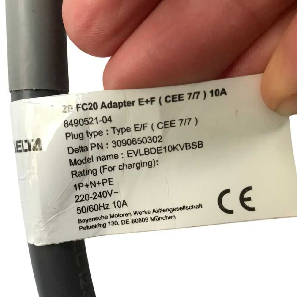Оригинален кабел BMW тип E+F 10A 6 метра + Mode 3 Typ2 20A 11kW 5m