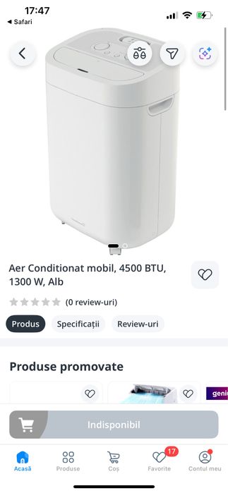 Aer conditionat portabil
