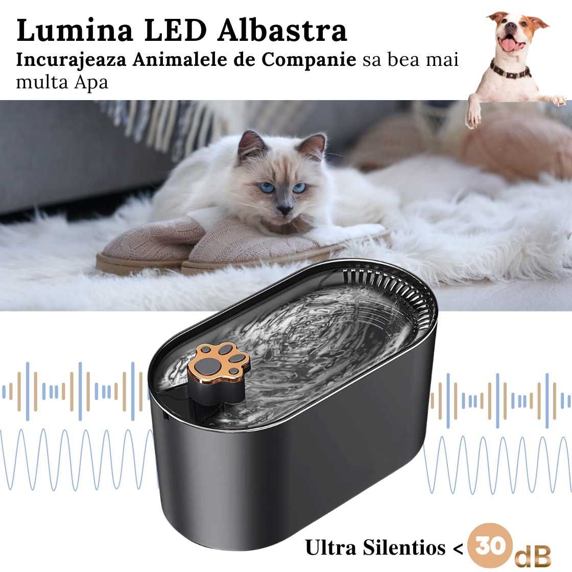 Fantana sau Dispenser Automat de Apa pentru Animale