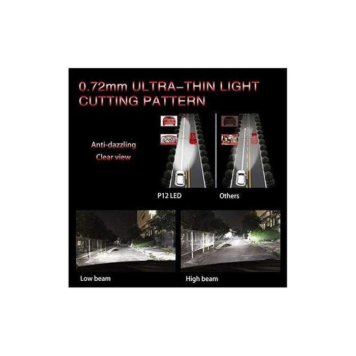 LED система P12 D4S 12V 6500LM 45W за цялостна подмяна