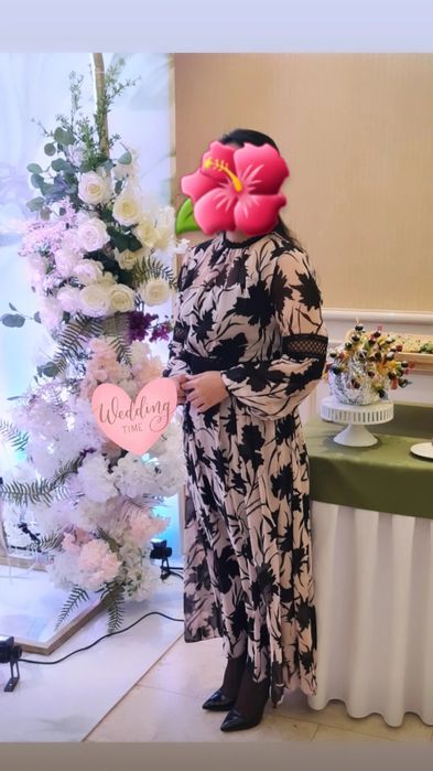 Платье шифоновое нежное