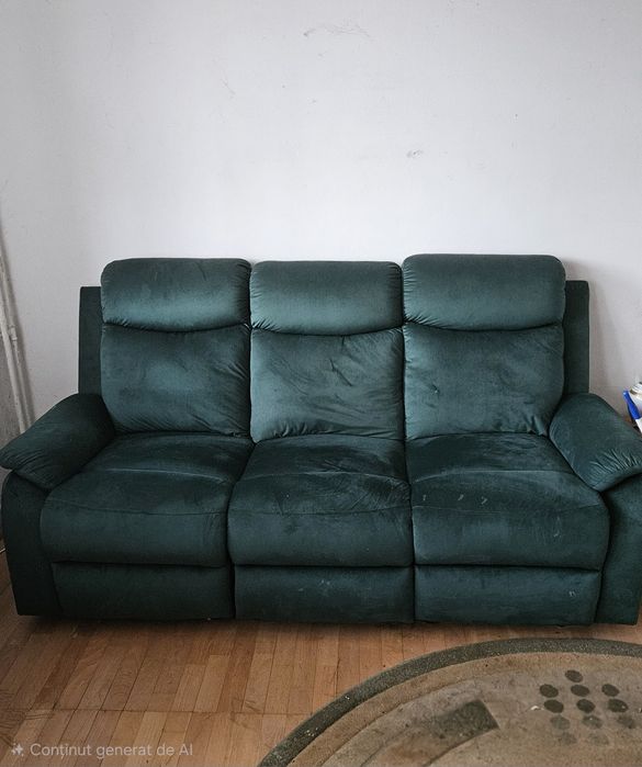 Canapea 3 locuri si fotoliu