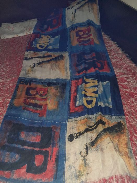 Шал дамски, дълъг и разноцветен