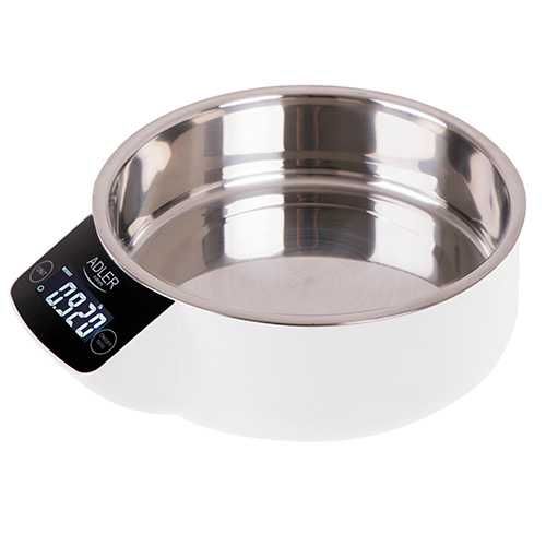 Cantar de bucatarie Adler AD 3166, bol inox, capacitate 5 kg