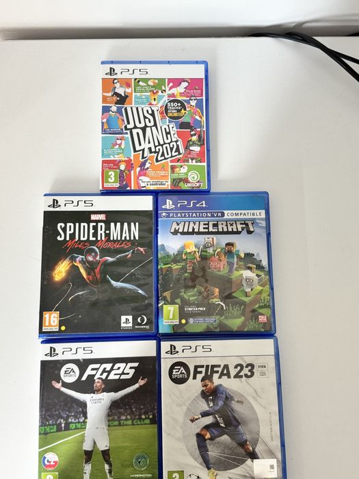 Ps5 disc edition +jocuri(inclusiv fc26)+monitor