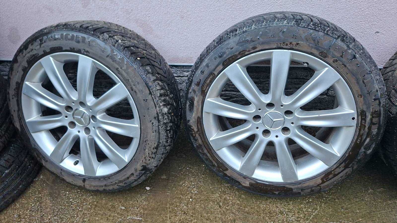 Продавам лети джанти с гуми за Мерцедес S класа W-221 2012 година.