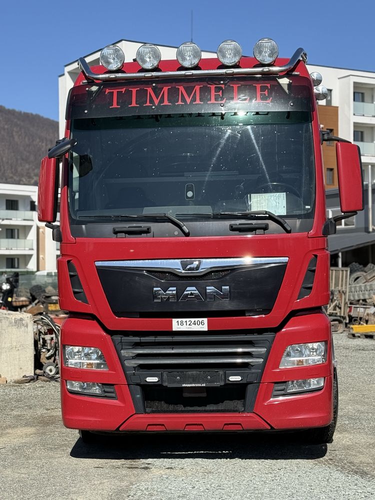 Camion MAN TGX28.500 an 2018 km300 mii macara 25M Fassi 345 cu troliu