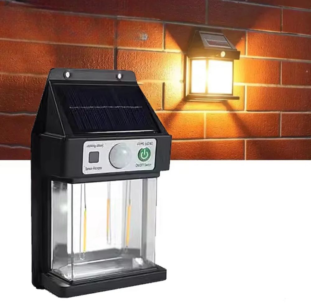 Соларна LED лампа, 1800mAh батерия, Ъгъл на сензора 120°, 3W