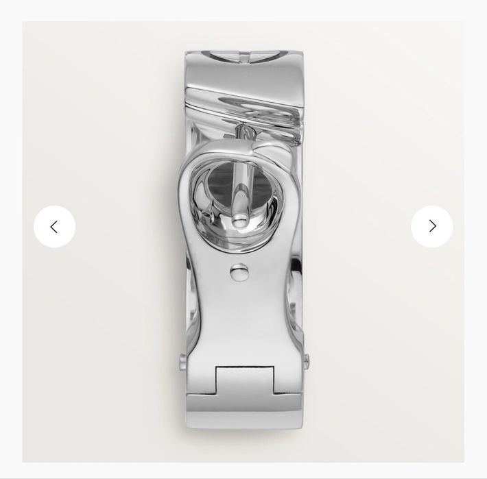 Золотые серьги Cartier с бриллиантами