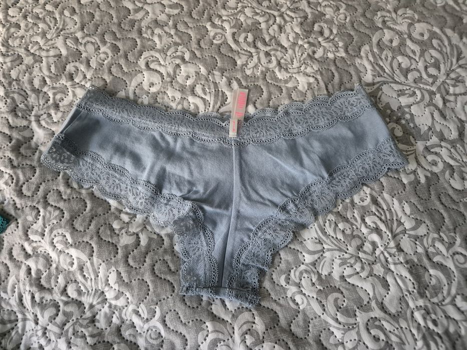 Bikini chiloți Pink Victoria's Secret noi etichetă măsura L