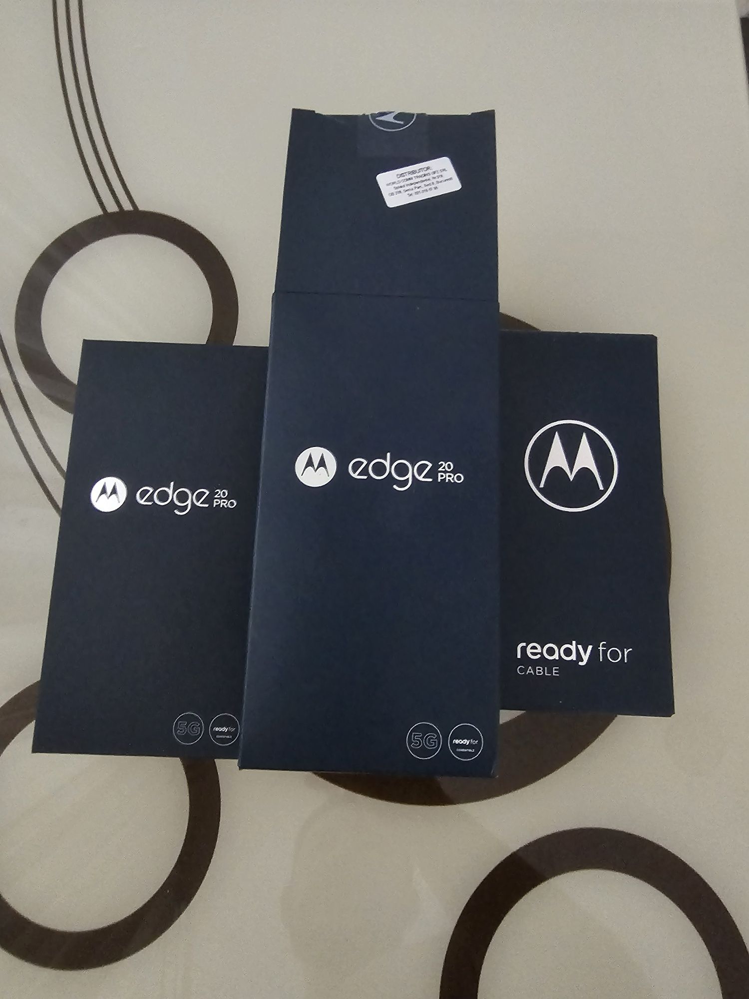 Motorola edge 20 pro blue vegan leather