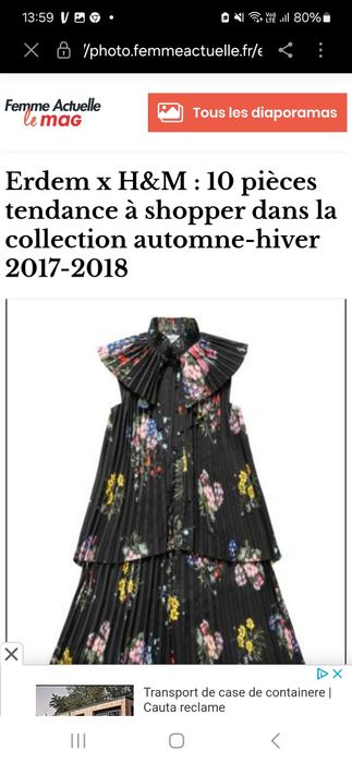 Rochie H&m Erdem, mărimea 34