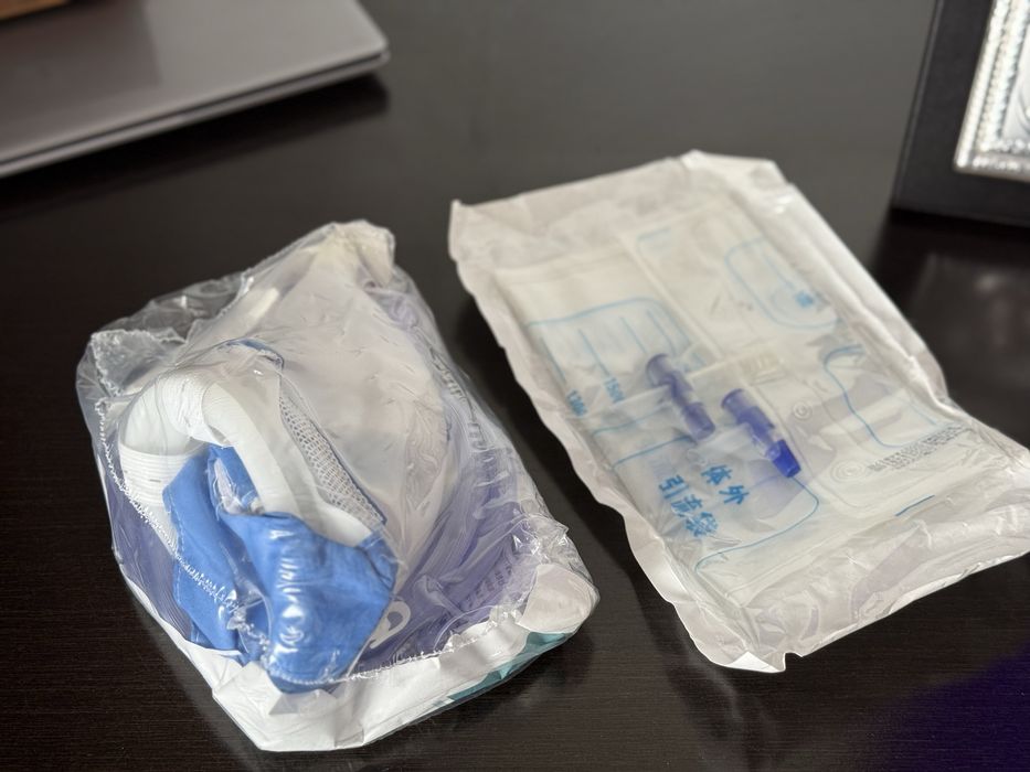 Set chiloti incontinenta urinara/2 Pungi sterile 1000/2000ml,1 m-Nou-