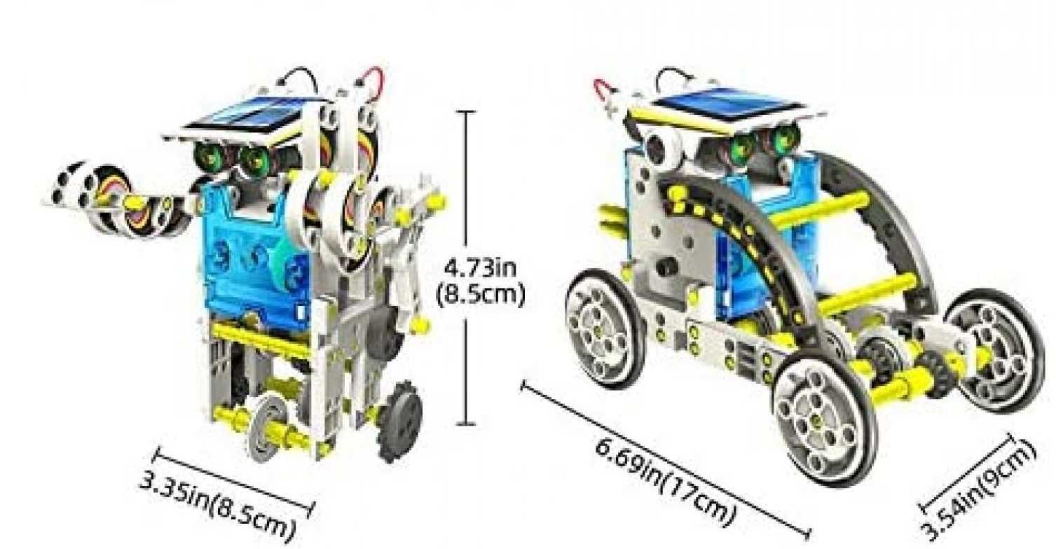 Конструктор - Соларен робот 14 в 1