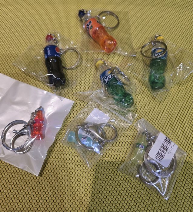 Ключодържатели на кока кола, фанта и хайнекен