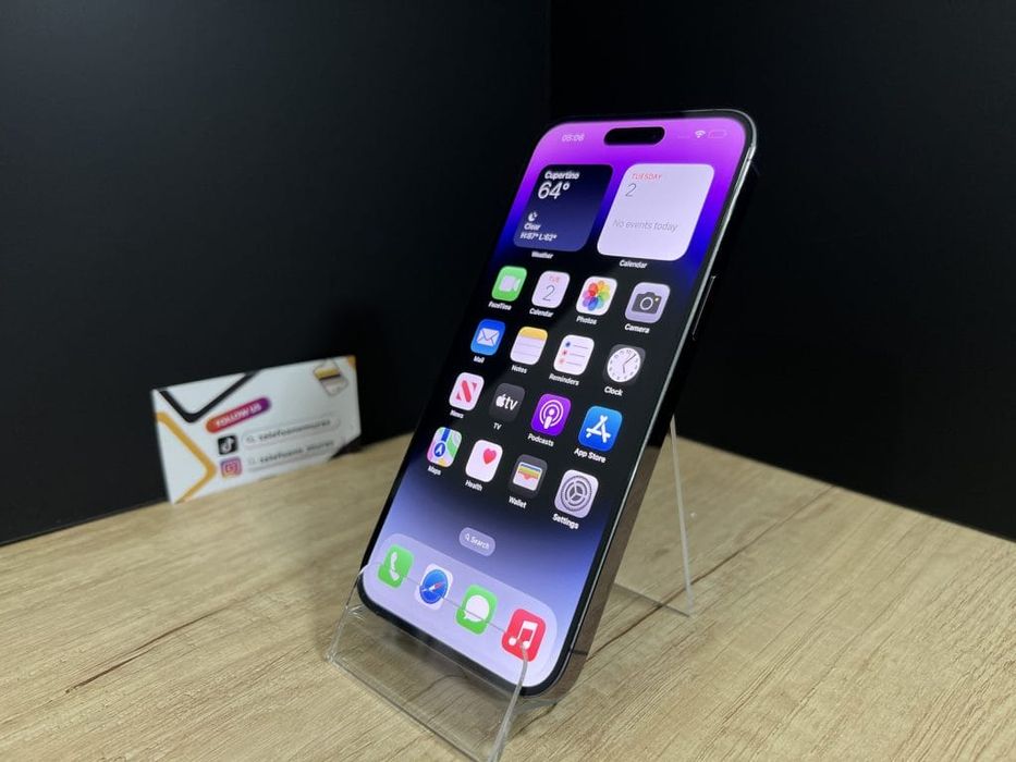 iPhone 14 Pro Max 128Gb Deep Purple 3 ani garanție, Telefoane Mureș
