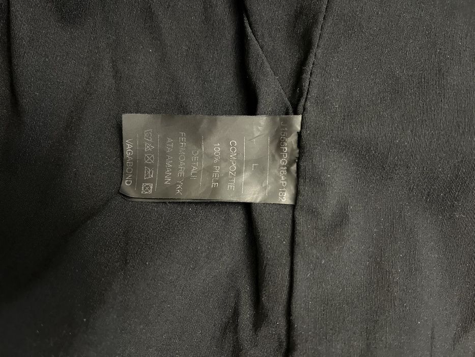 Geaca piele Vagabond neagra barbati masura L