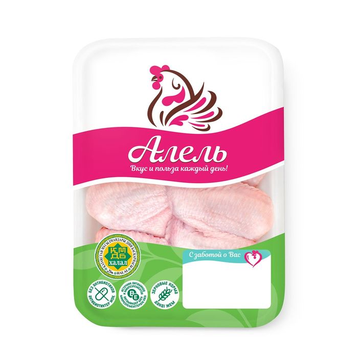 Продам крылья куриные Алель Агро оптом со склада г. Алматы