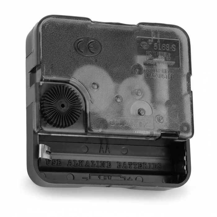 Mecanism quartz silentios pentru ceas de perete fara ticait 5.5x5.5 cm