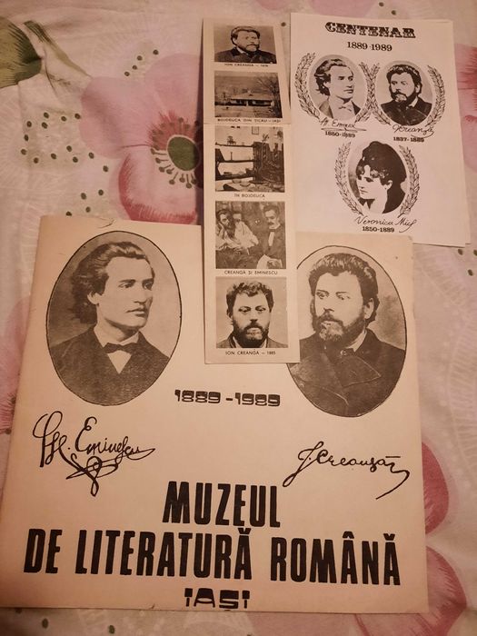 Carte muzeu literatura romana iasi 1989