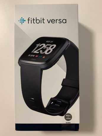 Ceas Fitbit Versa Negru nou. Sigilat