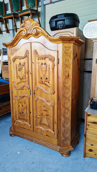 Dulap-Șifonier Rustic Lemn Masiv - Mobila Germania