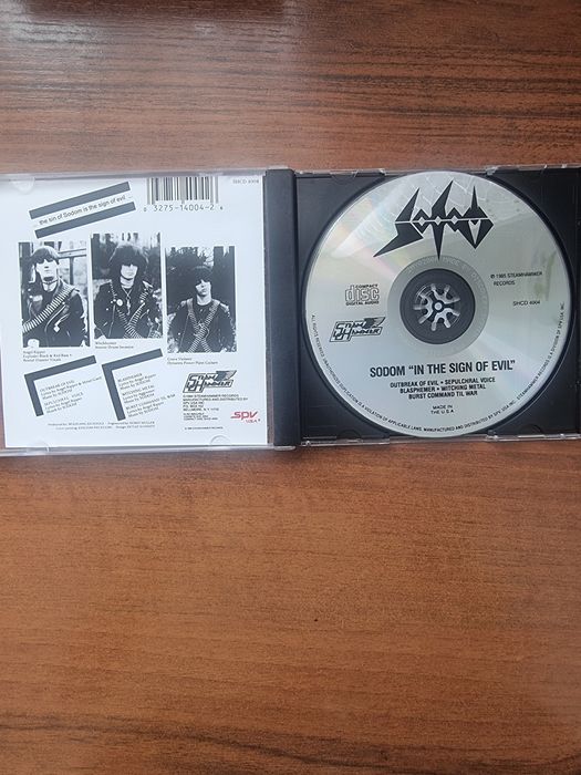 Cd диск Sodom - in the sign of the evil