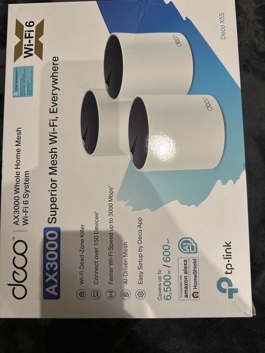 Sistem Wireless Mesh TP-LINK Deco X55 AX3000,