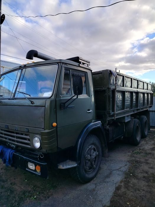 КАМАЗ 55102 с прицепом