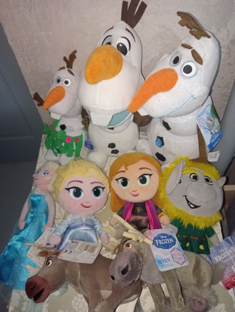 Păpuși din pluș frozen 2 Elsa Olaf Sven și troll