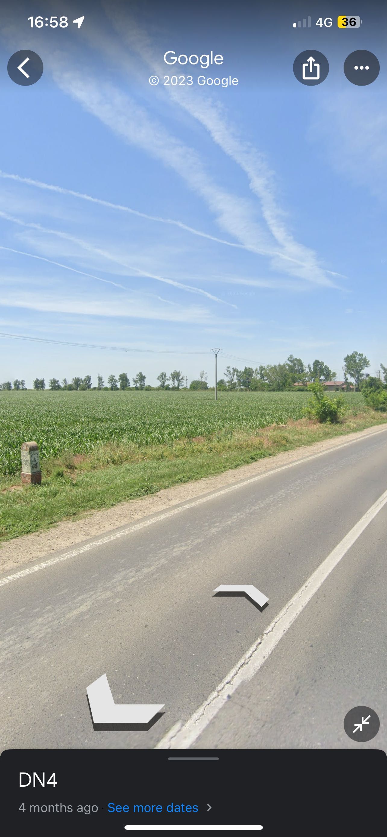 Teren de vanzare situat pe DN4 la km 31