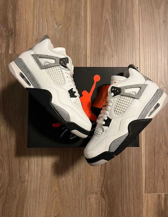 Jordan 4 White Cement (40) FULLBOX PREMIUM | Livrare cu verificare